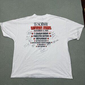 90s Signed Country Music Cruise Hanes  XXL